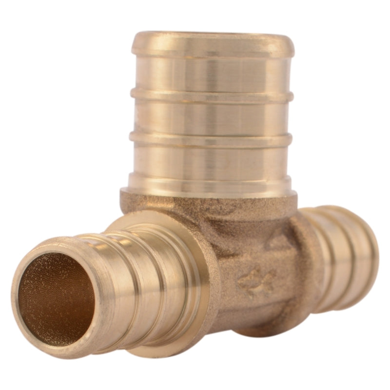 SHARKBITE - SharkBite 1/2 in. Barb X 1/2 in. D Barb Brass Reducing Tee