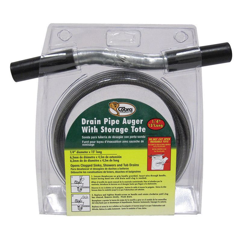 COBRA - Cobra 15 ft. L Drain Pipe Auger