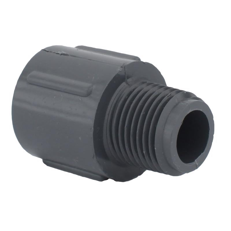 CHARLOTTE PIPE - Charlotte Pipe 1/2 in. Slip X 1/2 in. D MPT PVC Adapter 1 pk
