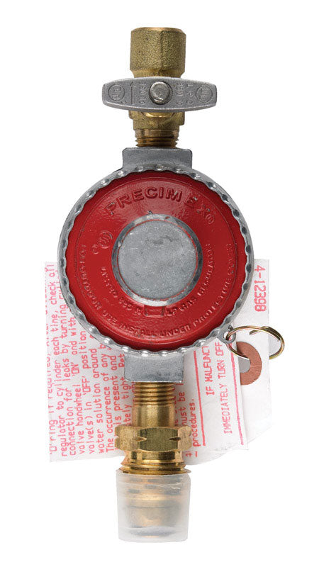 B & K - BK Products 1/4 in. D X 1/4 in. D Brass/Plastic High Pressure Regulator