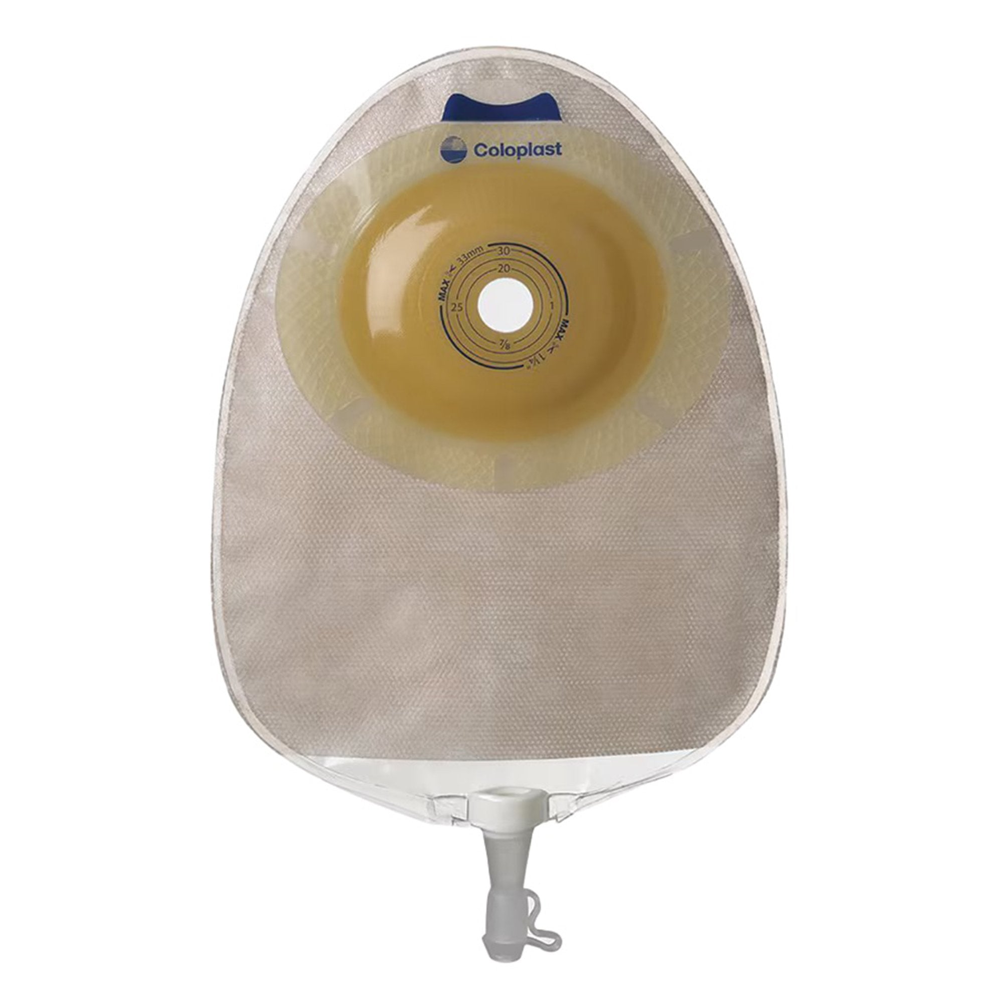 Coloplast - Urostomy Pouch SenSura® One-Piece System 10-3/8 Inch Length, Maxi Flat, Trim to Fit 3/8 to 3 Inch Stoma Drainable [10/BX]