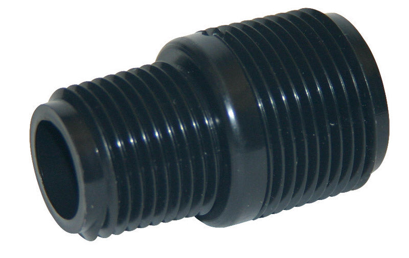 B&K - B&K Schedule 40 3/4 in. MPT Poly Close Nipple 1 pk