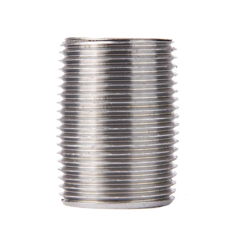 STZ INDUSTRIES - STZ Industries 3/8 in. MIP each X 3/8 in. D MIP Galvanized Steel Close Nipple - Case of 5