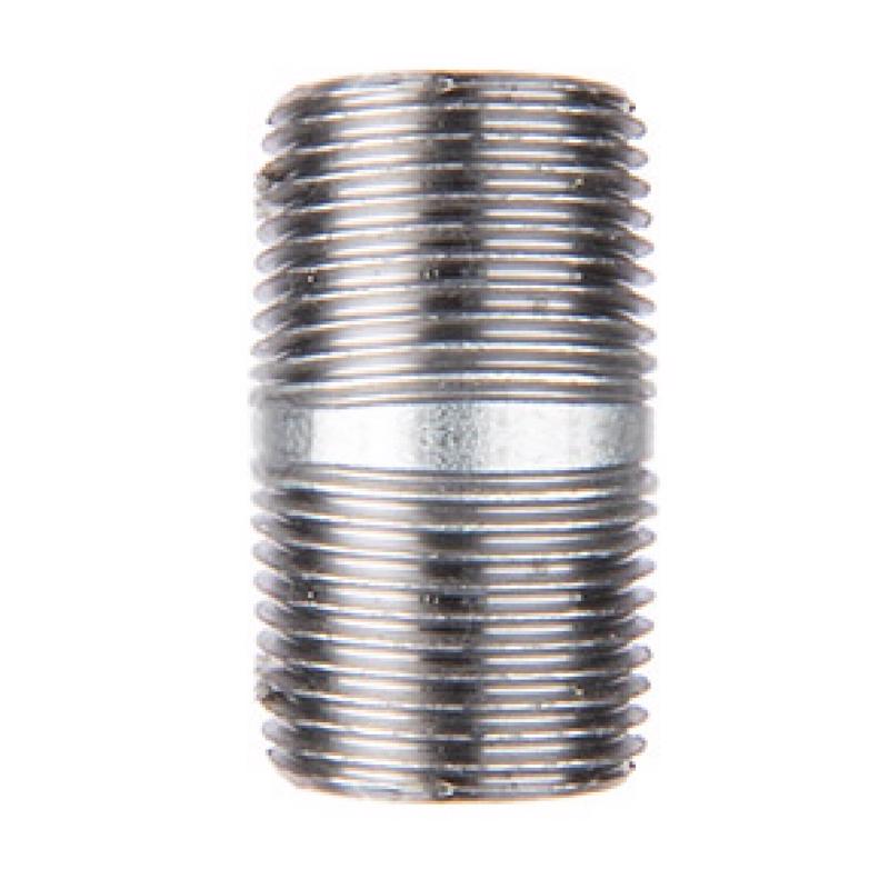STZ INDUSTRIES - STZ Industries 1/2 in. MIP each X 1/2 in. D MIP Galvanized Steel 1-1/2 in. L Nipple - Case of 5
