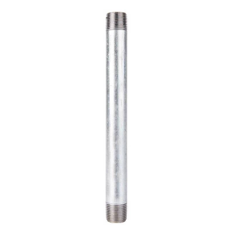 STZ INDUSTRIES - STZ Industries 1/2 in. MIP each X 1/2 in. D MIP Galvanized Steel 8 in. L Nipple