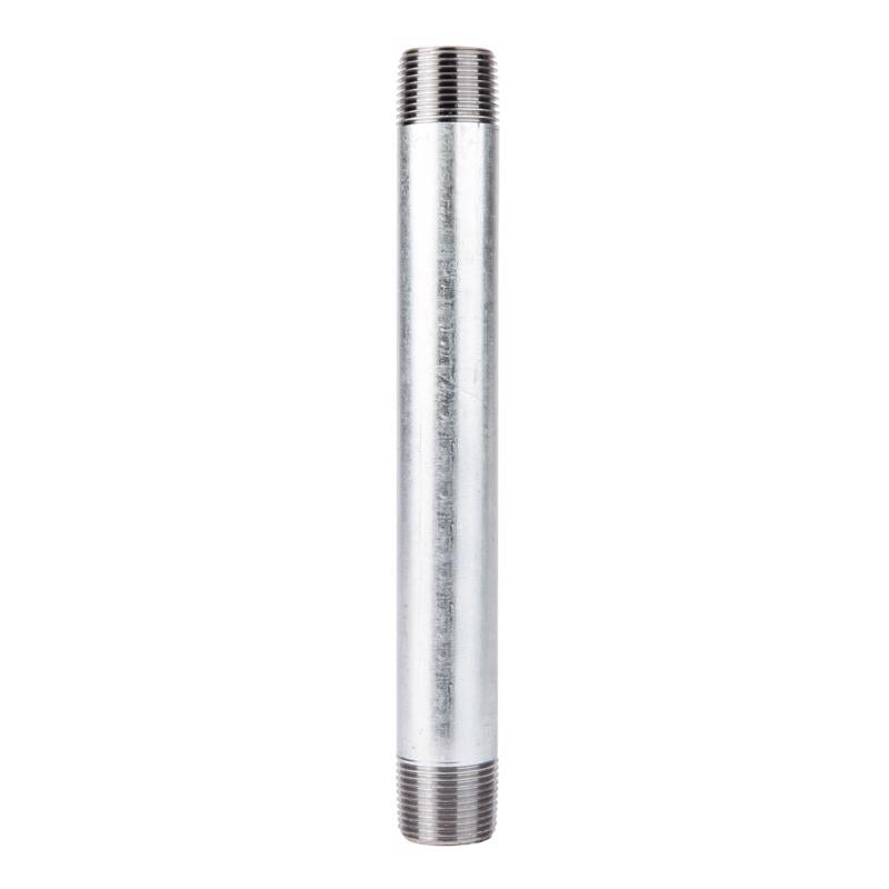STZ INDUSTRIES - STZ Industries 3/4 in. MIP each X 3/4 in. D MIP Galvanized Steel 8 in. L Nipple