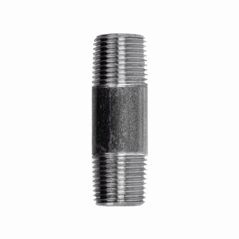 STZ INDUSTRIES - STZ Industries 3/8 in. MIP each X 3/8 in. D MIP Black Steel 2-1/2 in. L Nipple - Case of 5