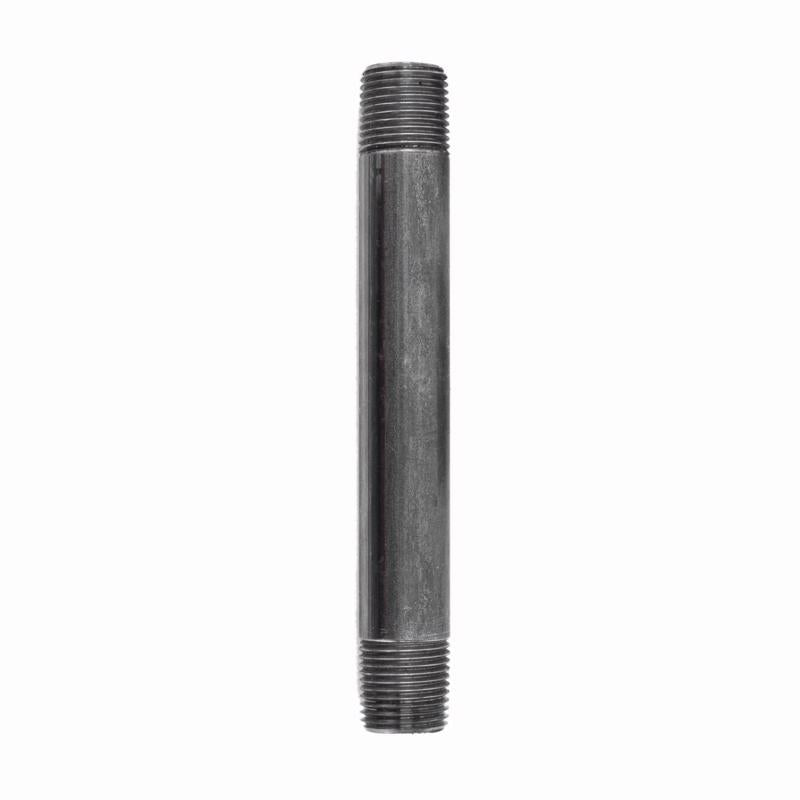 STZ INDUSTRIES - STZ Industries 3/8 in. MIP each X 3/8 in. D MIP Black Steel 6 in. L Nipple - Case of 5
