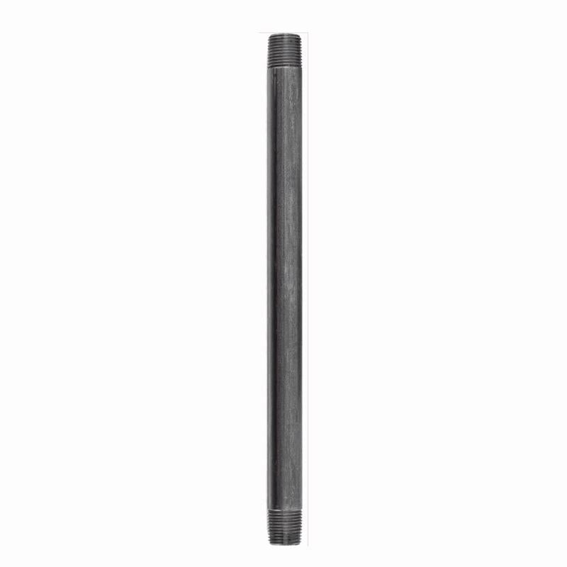 STZ INDUSTRIES - STZ Industries 3/8 in. MIP each X 3/8 in. D MIP Black Steel 12 in. L Nipple