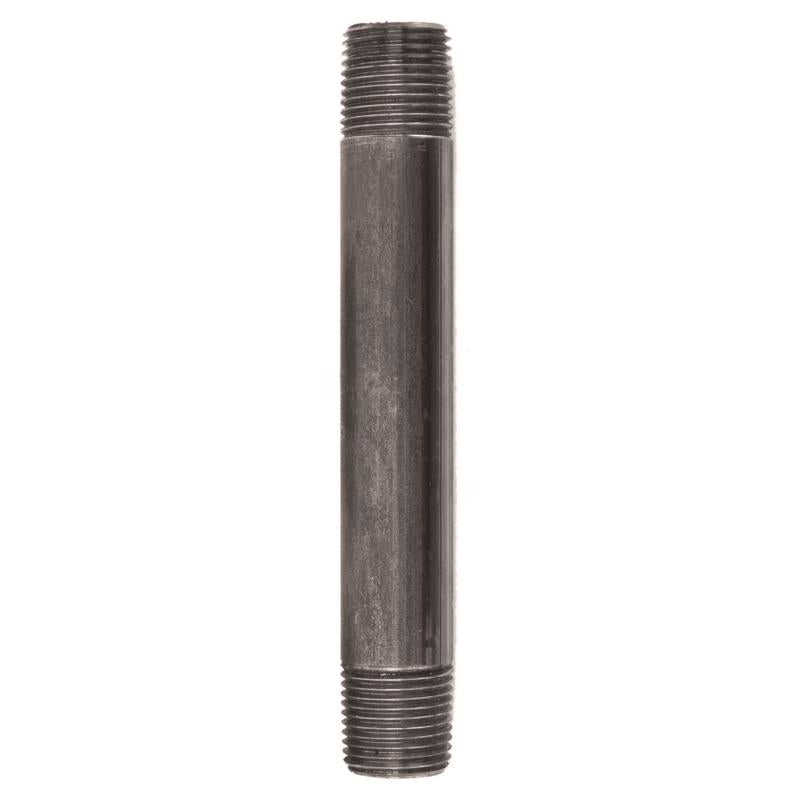 STZ INDUSTRIES - STZ Industries 1/2 in. MIP each X 1/2 in. D MIP Black Steel 5-1/2 in. L Nipple - Case of 5