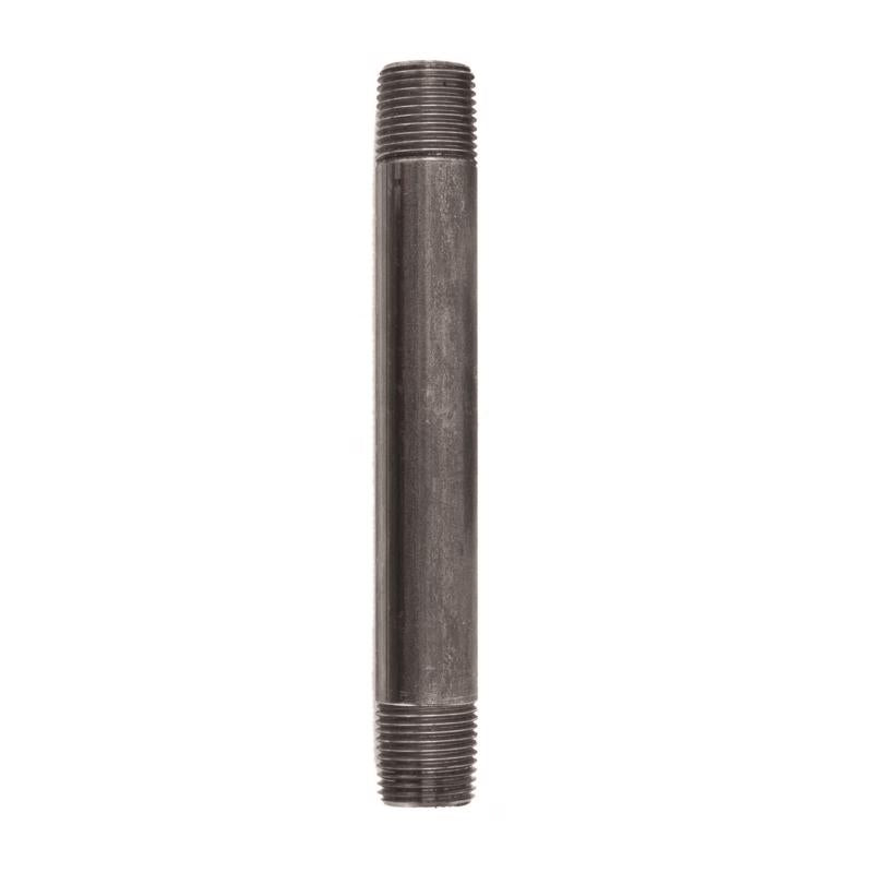 STZ INDUSTRIES - STZ Industries 1/2 in. MIP each X 1/2 in. D MIP Black Steel 6 in. L Nipple - Case of 5