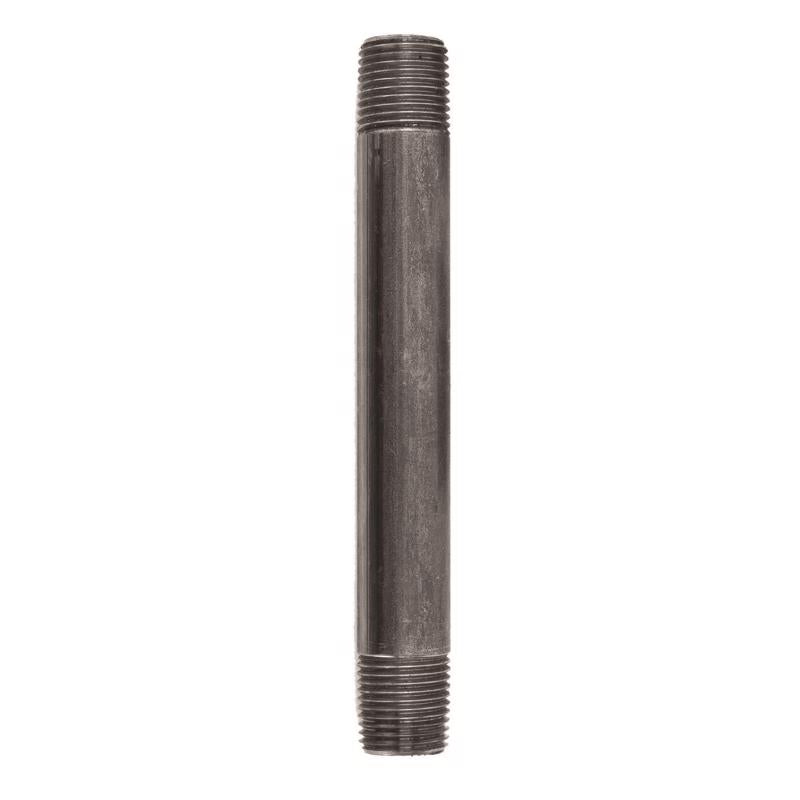 STZ INDUSTRIES - STZ Industries 1/2 in. MIP each X 1/2 in. D MIP Black Steel 7 in. L Nipple