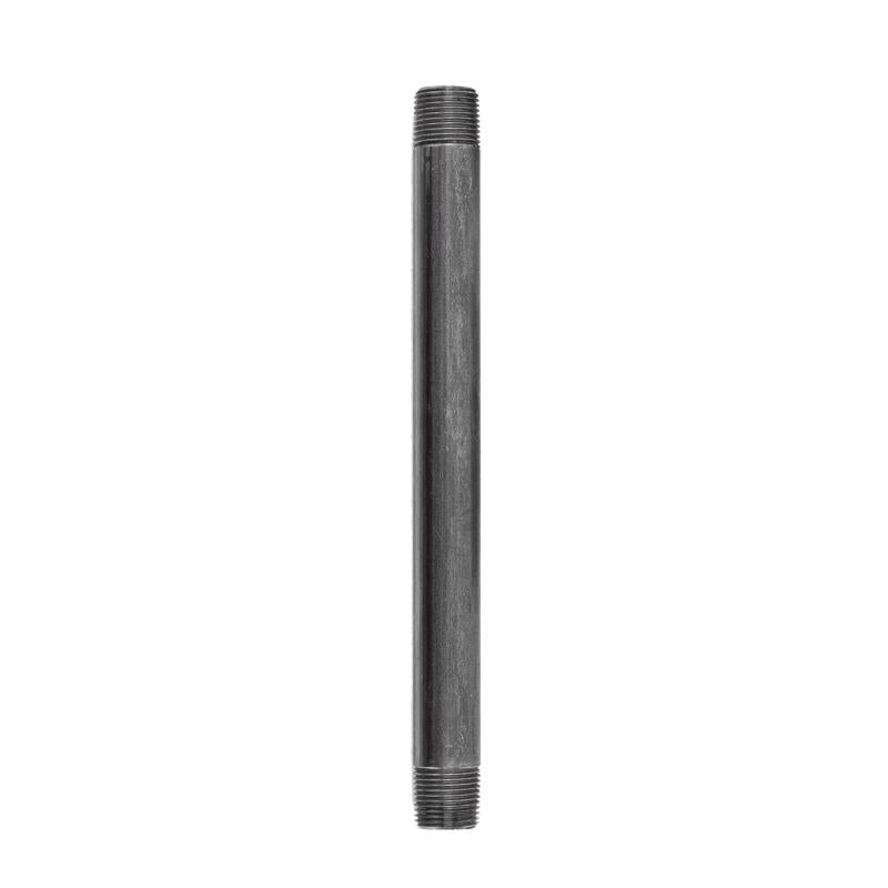 STZ INDUSTRIES - STZ Industries 1/2 in. MIP each X 1/2 in. D MIP Black Steel 9 in. L Nipple