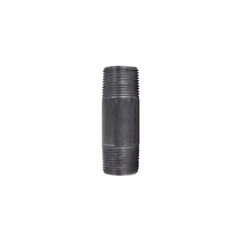 STZ INDUSTRIES - STZ Industries 3/4 in. MIP each X 3/4 in. D MIP Black Steel 3 in. L Nipple - Case of 5