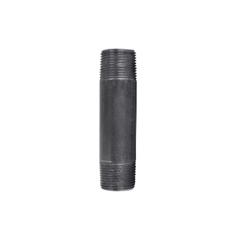 STZ INDUSTRIES - STZ Industries 3/4 in. MIP each X 3/4 in. D MIP Black Steel 4 in. L Nipple - Case of 5