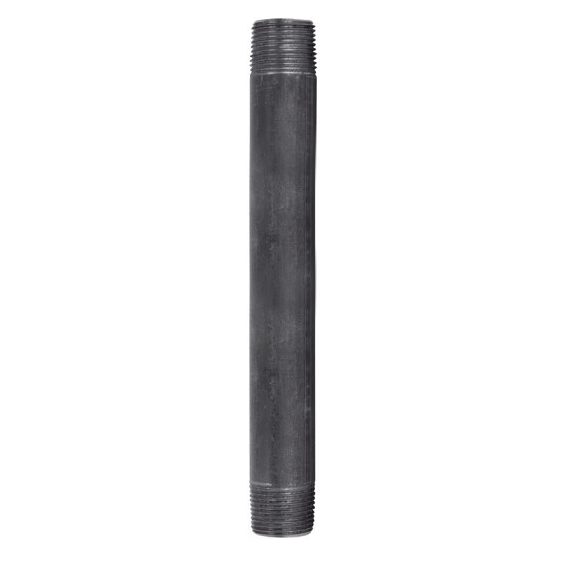 STZ INDUSTRIES - STZ Industries 3/4 in. MIP each X 3/4 in. D MIP Black Steel 8 in. L Nipple