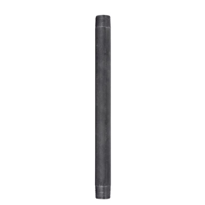 STZ INDUSTRIES - STZ Industries 3/4 in. MIP each X 3/4 in. D MIP Black Steel 12 in. L Nipple
