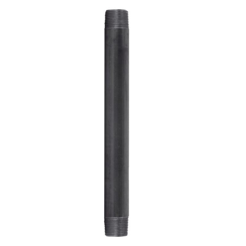 ACE TRADING - NIPPLE - STZ Industries 1 in. MIP each X 1 in. D MIP Black Steel 12 in. L Nipple