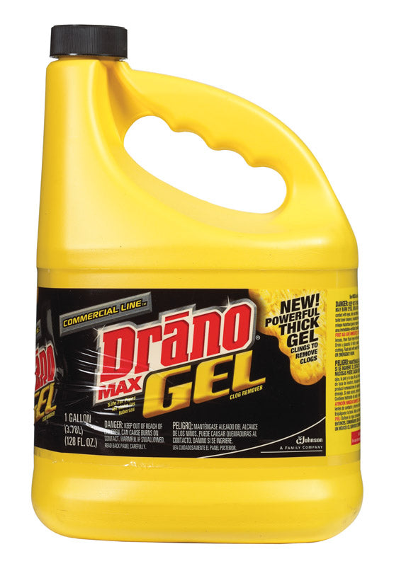 DRANO MAX - Drano Gel Clog Remover 128 oz - Case of 4