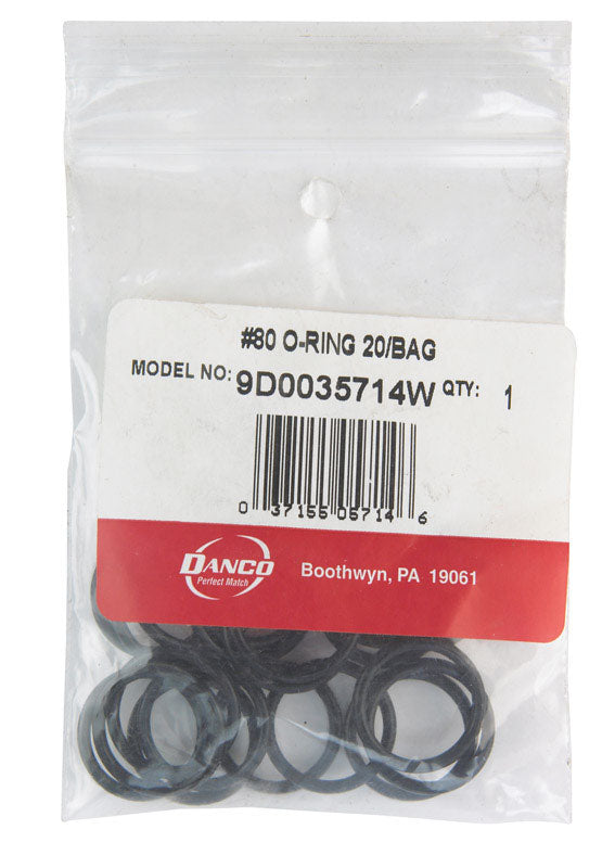 DANCO - Danco 51/64 in. D X 41/64 in. D Rubber O-Ring 20 pk