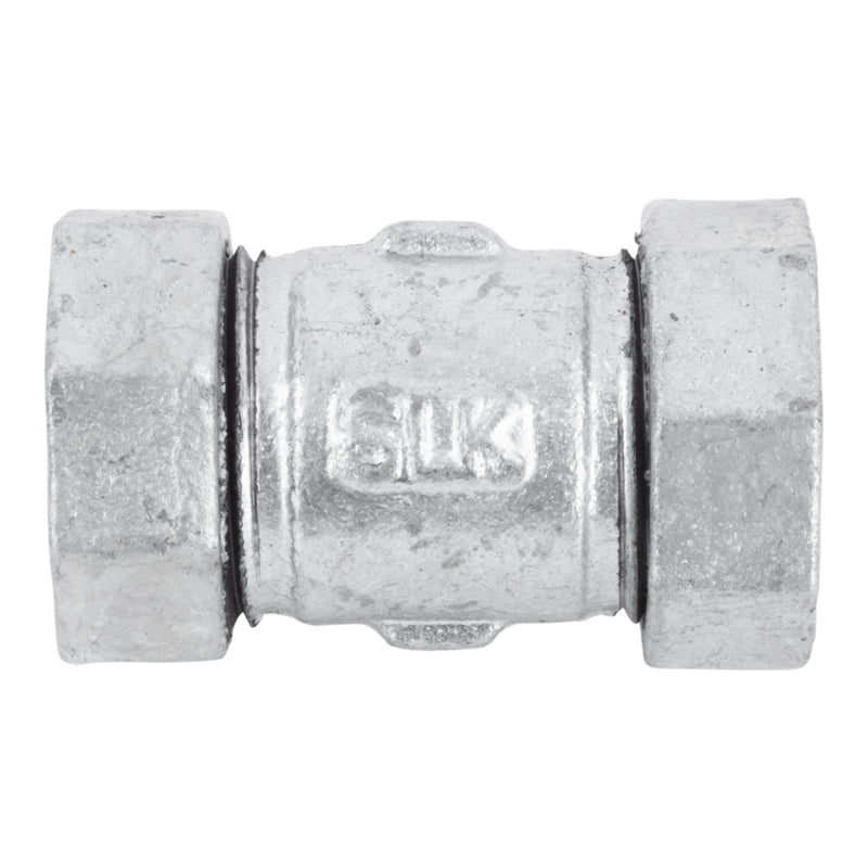B & K - STZ Industries 1/2 in. Compression X 1/2 in. D Compression Galvanized Malleable Iron 3 in. L Couplin