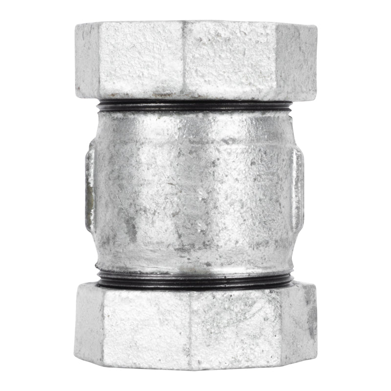 B & K - STZ Industries 1 in. Compression X 1 in. D Compression Galvanized Malleable Iron 3 in. L Coupling