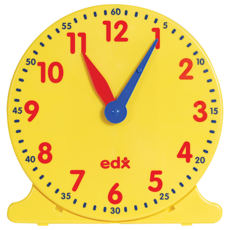 LEARNING ADVANTAGE - Geared 12-Hour Time Clock - Demonstration Size
