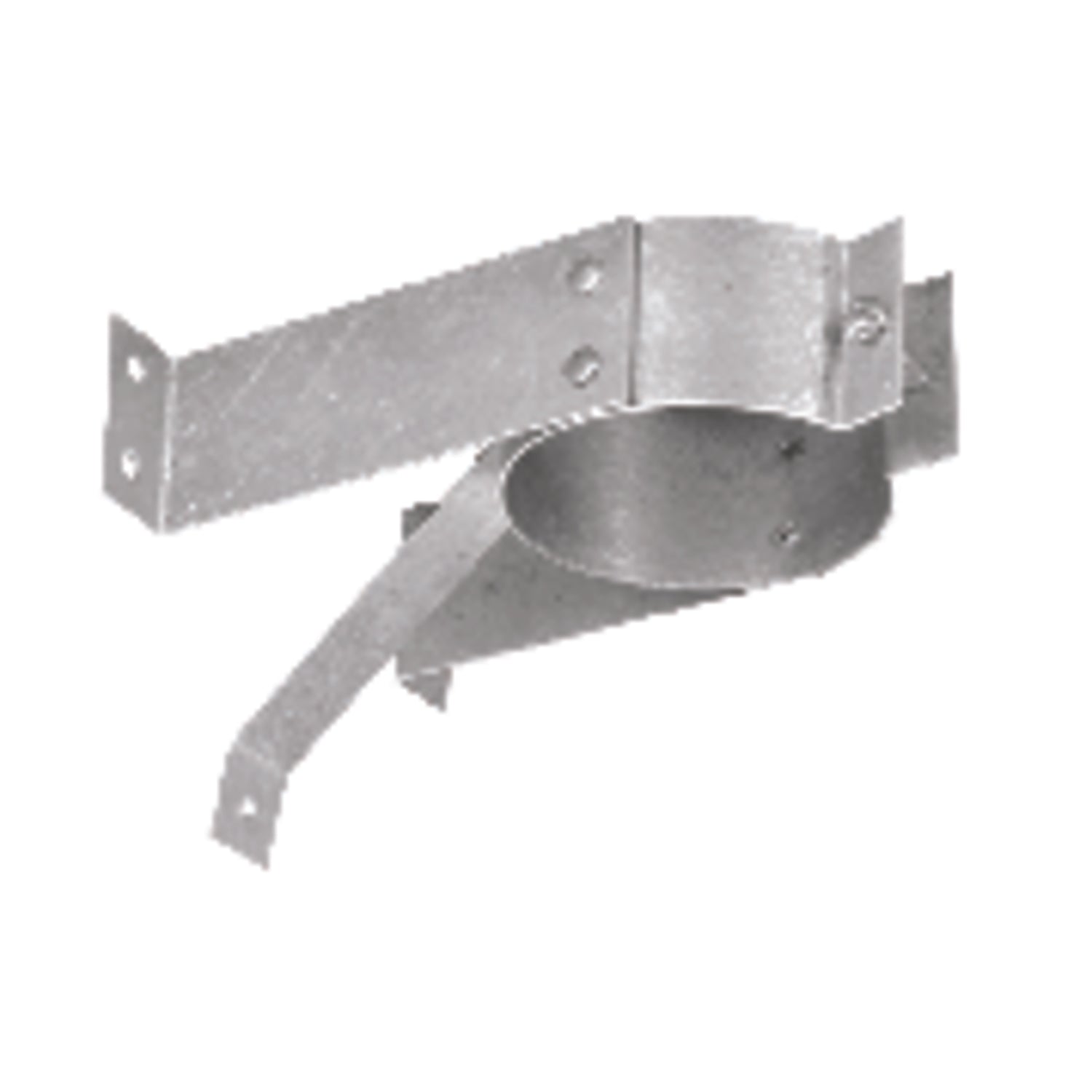 DuraVent 3 in. X 3 in. X 3 in. Galvanized Steel Tee Support Bracket - Case of 6