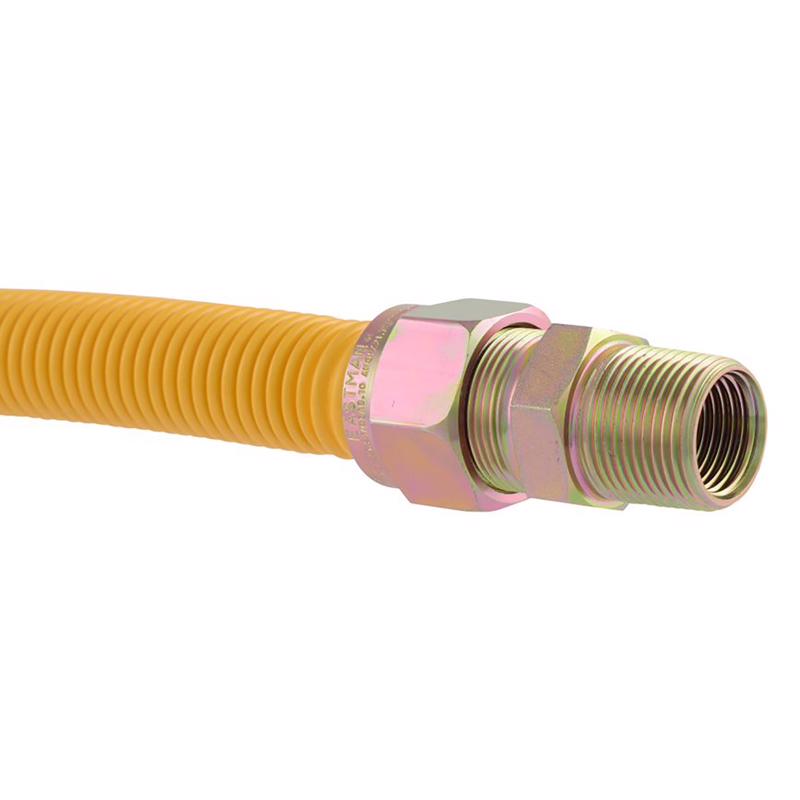 EASTMAN - Eastman 3/4 in. MIP in. X 3/4 in. D FIP 36 in. Stainless Steel Gas Connector