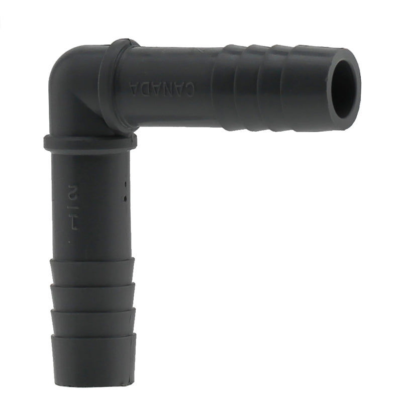 BOSHART INDUSTRIES - Boshart Industries 1/2 in. Insert in. X 1/2 in. D Insert Polypropylene 90 Degree Elbow 1 pk