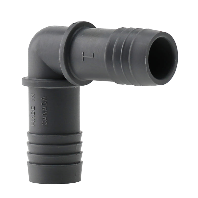 BOSHART INDUSTRIES - Boshart Industries 1 in. Insert in. X 1 in. D Insert Polypropylene 90 Degree Elbow 1 pk