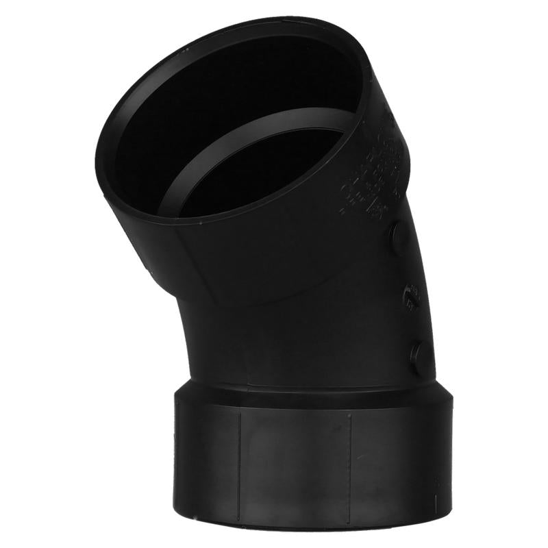 CHARLOTTE PIPE - Charlotte Pipe 3 in. Hub X 3 in. D Hub ABS 45 Degree Elbow [ABS003211000]