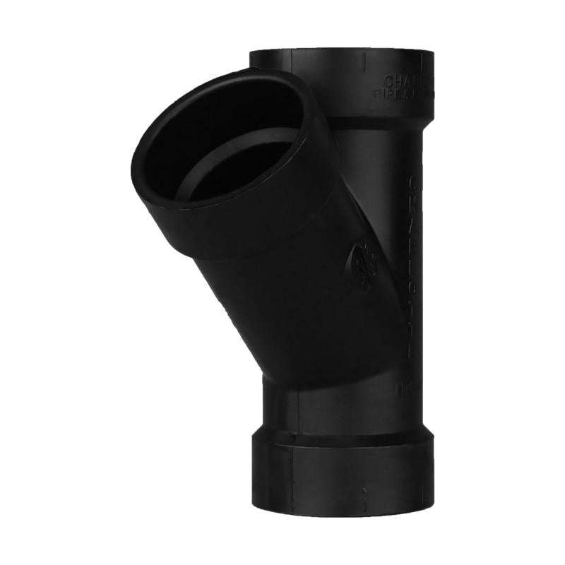 CHARLOTTE PIPE - Charlotte Pipe 1-1/2 in. Hub X 1-1/2 in. D Hub ABS Wye