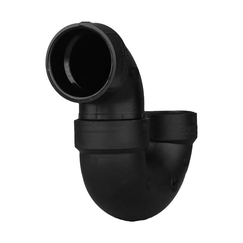 CHARLOTTE PIPE - Charlotte Pipe 1-1/2 in. Hub X 1-1/2 in. D Hub ABS P-Trap [ABS00706X0600]