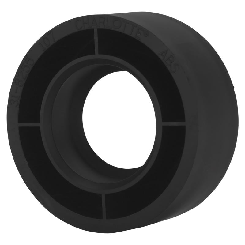 CHARLOTTE PIPE - Charlotte Pipe 3 in. Hub X 1-1/2 in. D Spigot ABS Flush Bushing