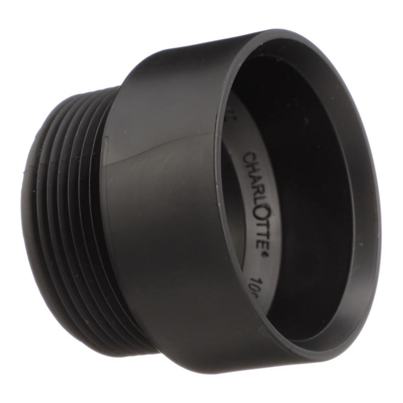 CHARLOTTE PIPE - Charlotte Pipe 1-1/2 in. Hub X 1-1/2 in. D MPT ABS Adapter