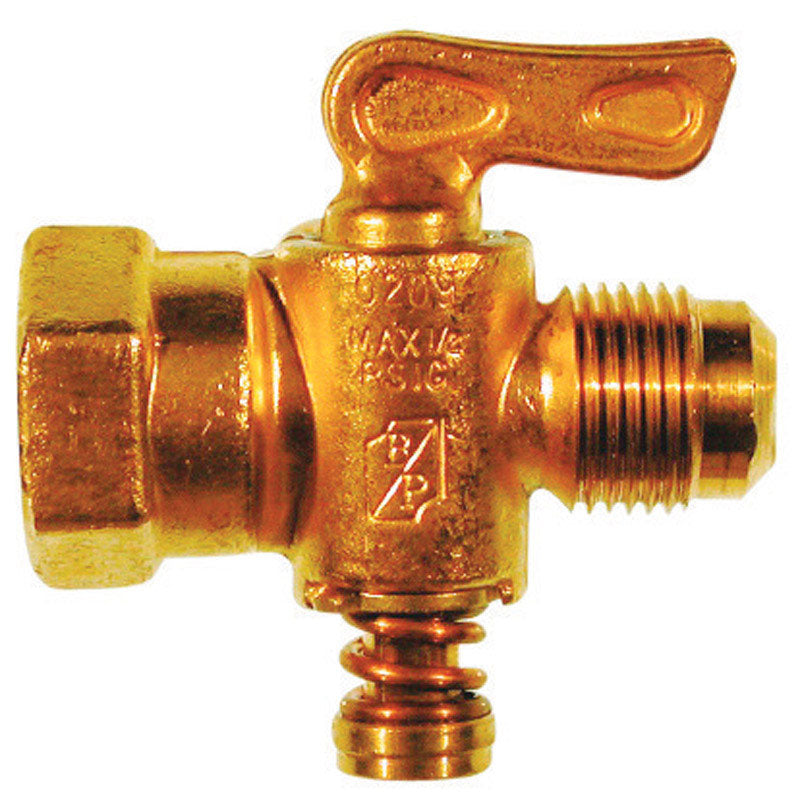 JMF COMPANY - JMF Company 1/2 in. Female X 1/2 in. D Male Brass Flare Valve