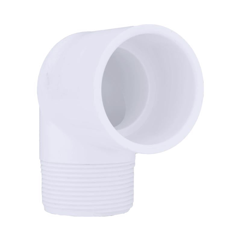CHARLOTTE PIPE - Charlotte Pipe Schedule 40 1-1/2 in. Slip X 1-1/2 in. D MPT PVC 90 Degree Street Elbow 1 pk