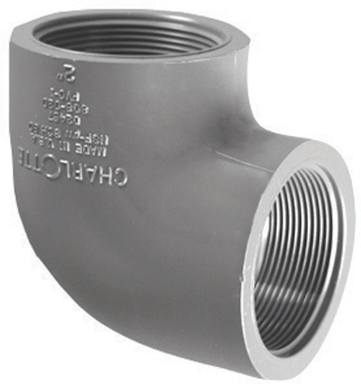 CHARLOTTE PIPE - Charlotte Pipe Schedule 80 2 in. FPT X 2 in. D FPT PVC Elbow 1 pk