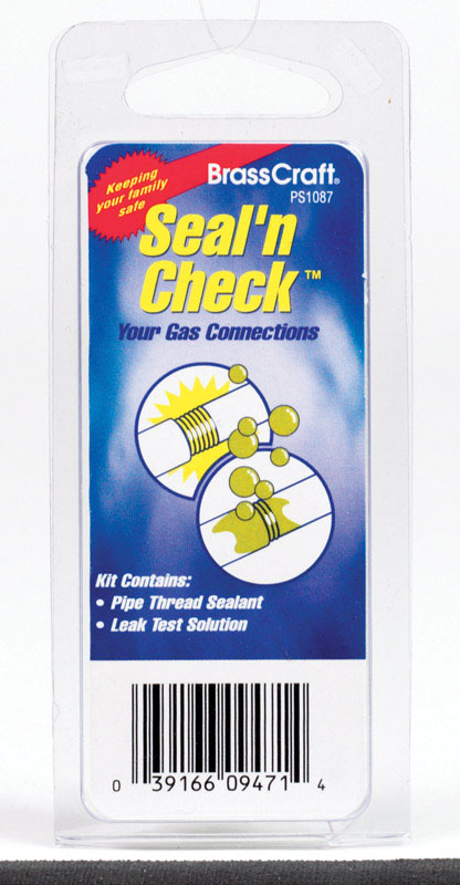 SEAL-N-CHECK - Seal-N-Check Clear Gas Connector Sealant Kit - Case of 10