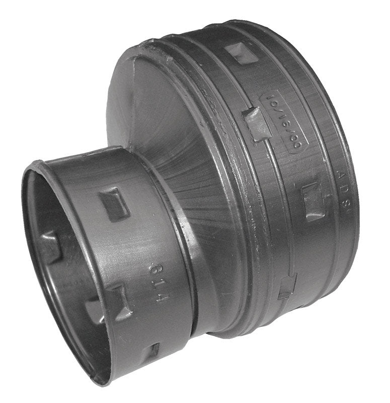 ADVANCE DRAINAGE SYSTEMS - Advance Drainage Systems 3 in. Snap X 4 in. D Snap Polyethylene 4-1/2 in. Coupler 1 pk