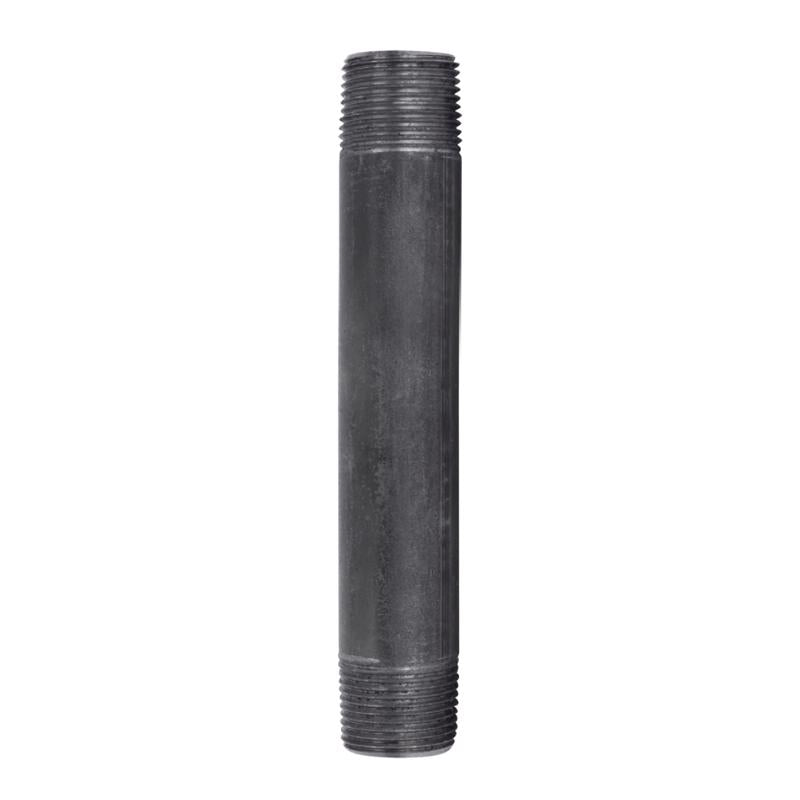 STZ INDUSTRIES - STZ Industries 3/4 in. MIP each X 3/4 in. D MIP Black Steel 7 in. L Nipple