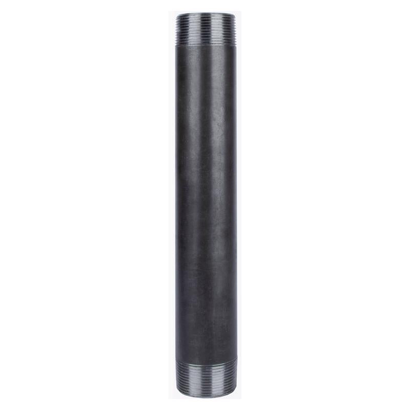 STZ INDUSTRIES - STZ Industries 1-1/2 in. MIP each X 1-1/2 in. D MIP Black Steel 12 in. L Nipple