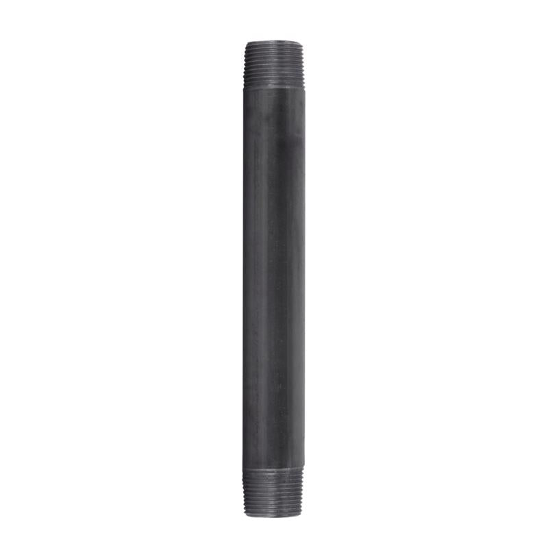 STZ INDUSTRIES - STZ Industries 2 in. MIP each X 2 in. D MIP Black Steel 10 in. L Nipple