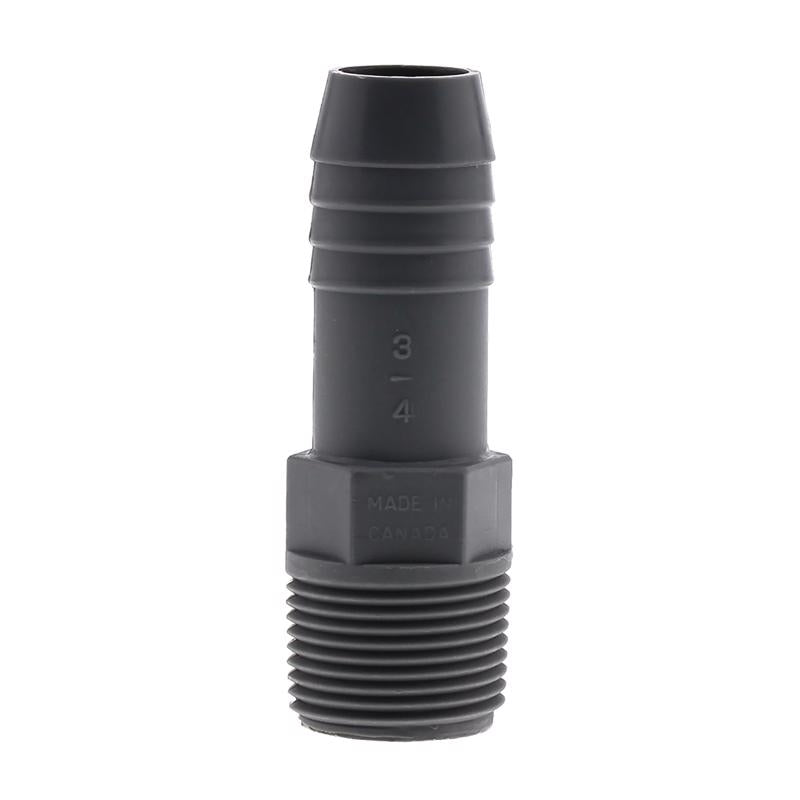 BOSHART INDUSTRIES - Boshart Industries 3/4 in. MPT in. X 3/4 in. D Insert Polypropylene 3 in. Male Adapter 1 pk