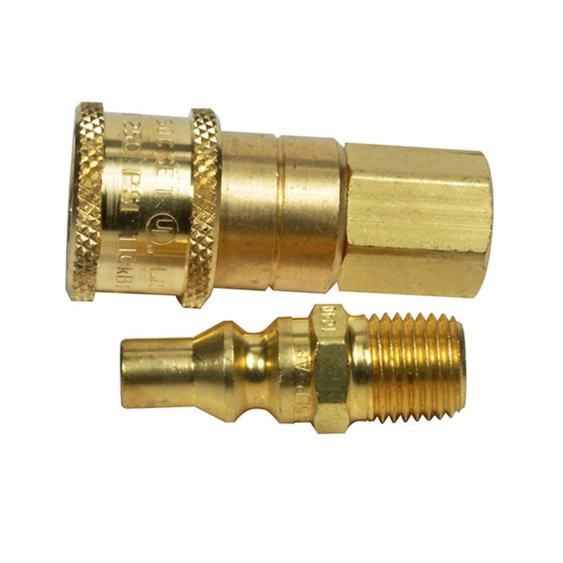 MR. HEATER - Mr. Heater 1/4 in. D X 1/4 in. D Brass FPT x MPT Quick Connect Adapter