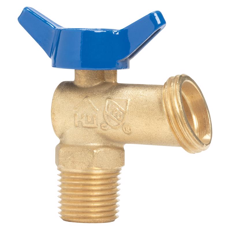 HOMEWERKS - Homewerks 1/2 in. MIP X 3/4 in. MHT Brass Boiler Drain [VBDQTRC3]