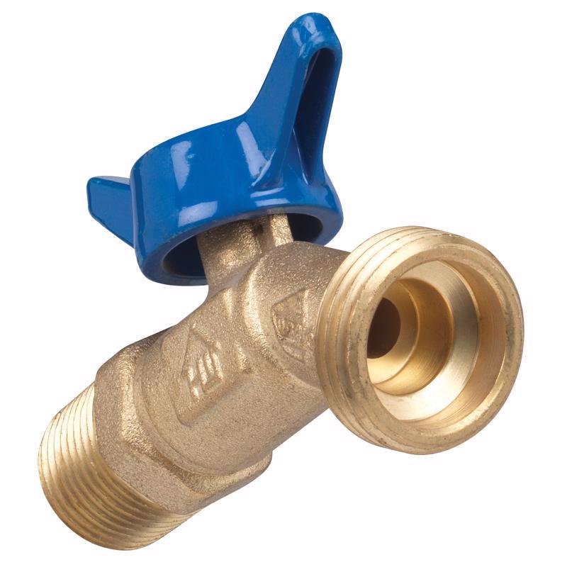 HOMEWERKS - Homewerks 1/2 in. MIP X 3/4 in. MHT Brass No-Kink Hose Bibb [VHNQTRC3]