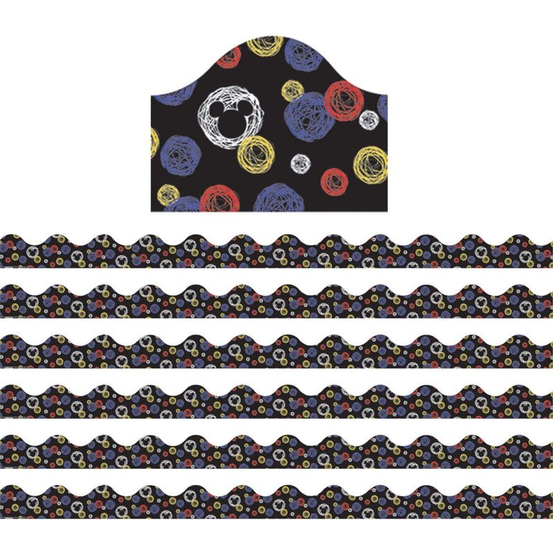 EUREKA - Mickey® Color Pop! Primary Colors Deco Trim®, 37 Feet Per Pack, 6 Packs