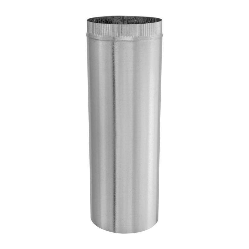 IMPERIAL - Imperial 8 in. D X 24 in. L Galvanized Steel Furnace Pipe - Case of 10 [GV0405]